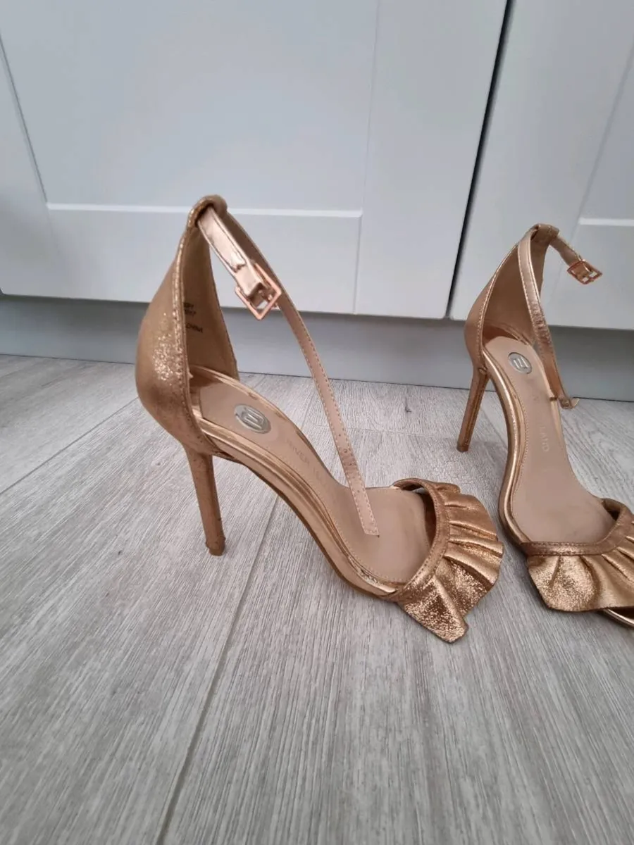 Riverisland Rose Gold Sandles - Image 2