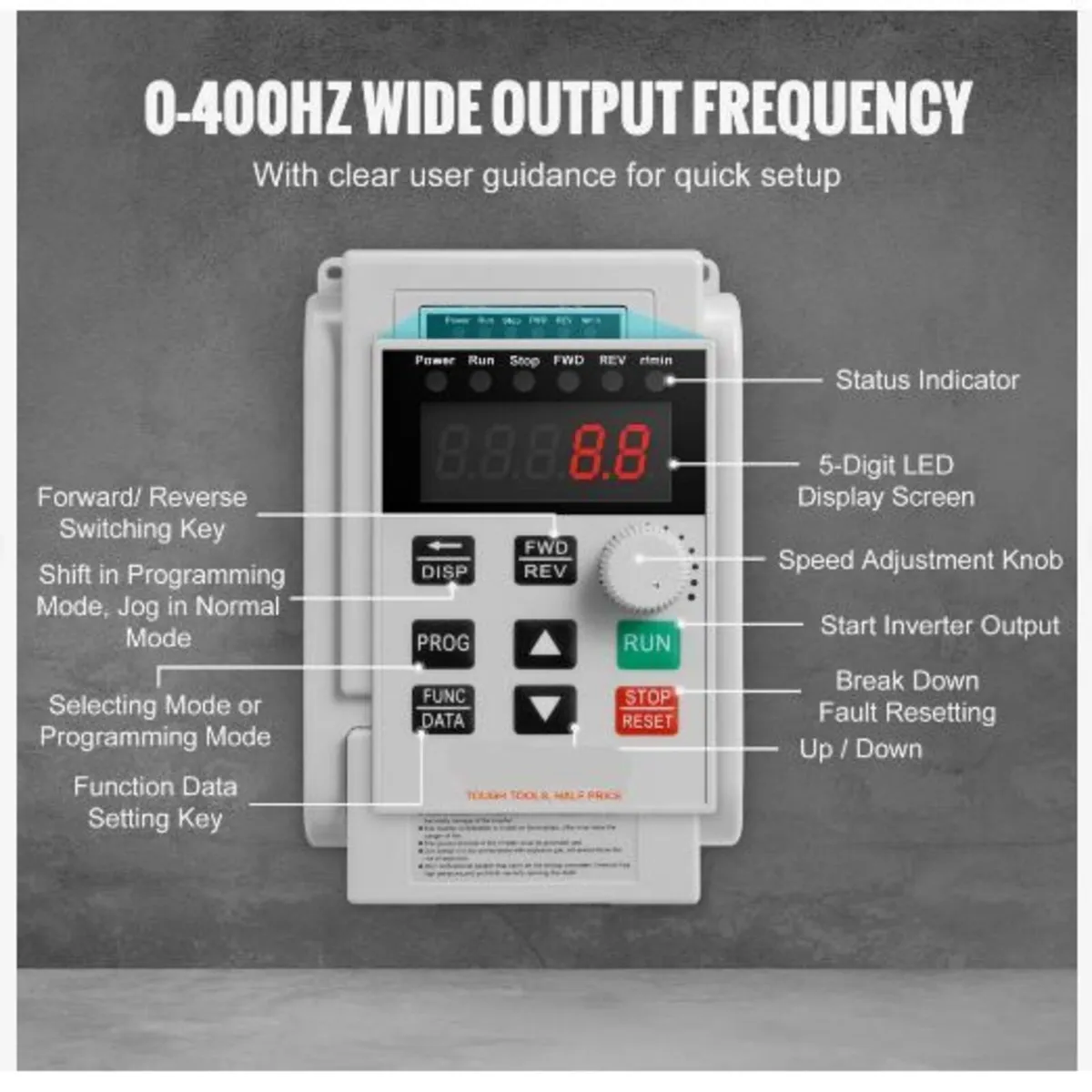 VFD 2.2KW 10A 3HP Variable Frequency Drive - Image 4