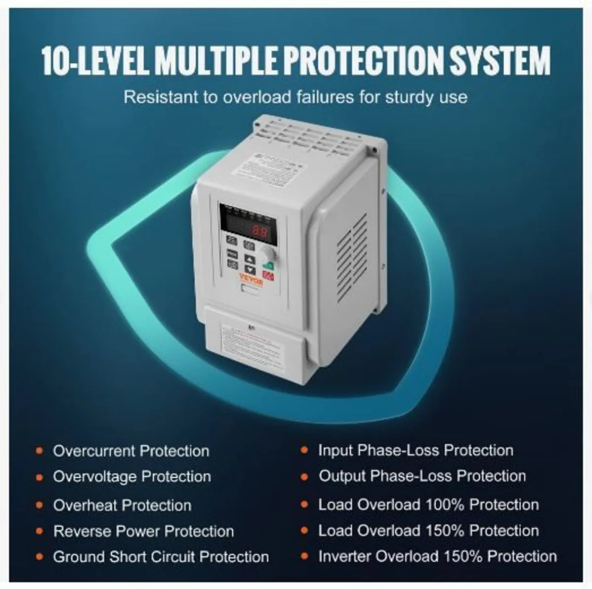 VFD 2.2KW 10A 3HP Variable Frequency Drive - Image 2