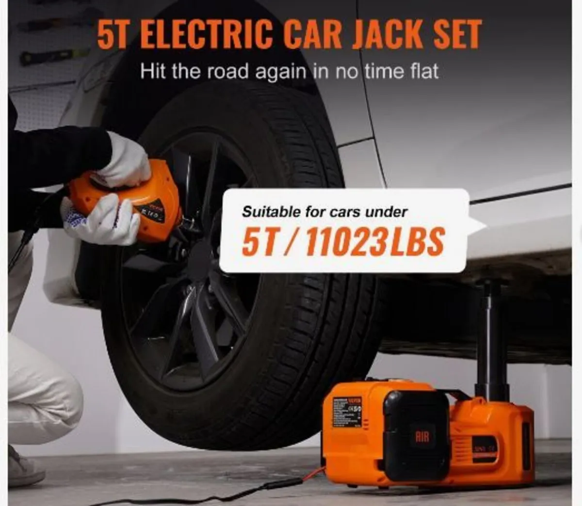 Electric Hydraulic Car Floor Jack 5 Ton - Image 2