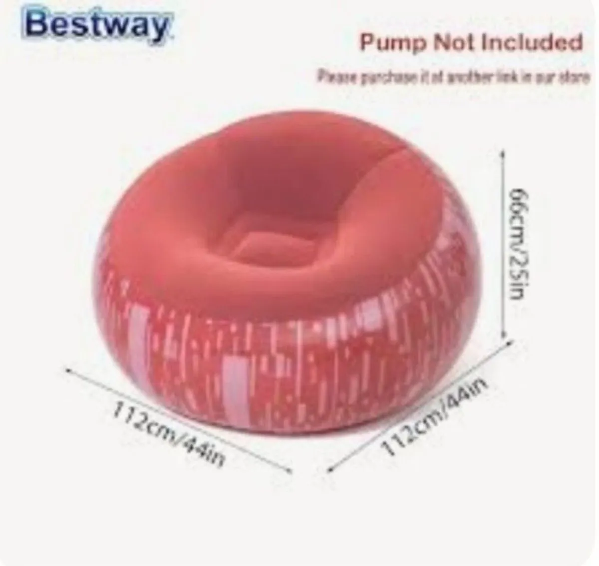 New inflatable air bed mattress lounge float - Image 2