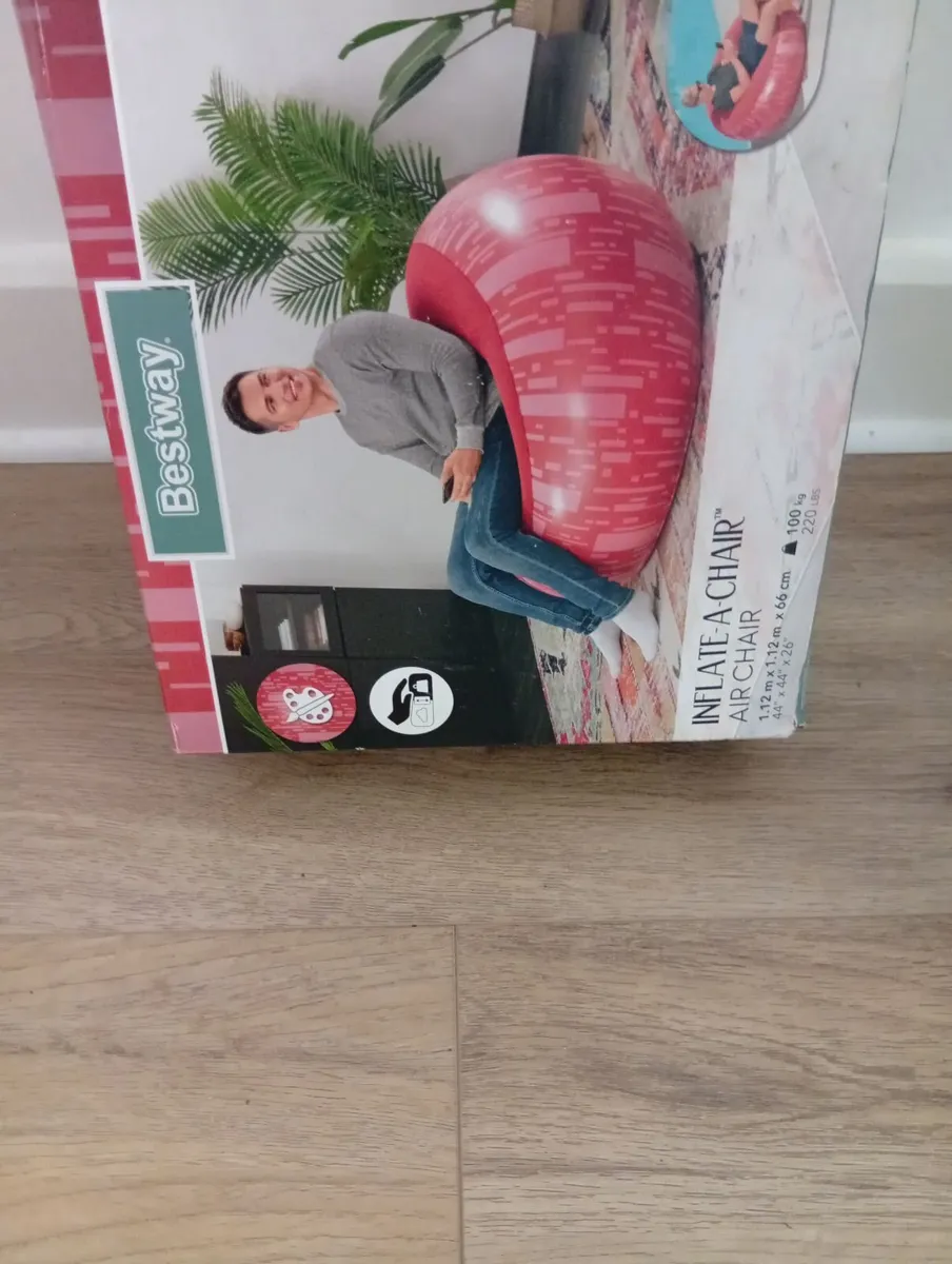 New inflatable air bed mattress lounge float - Image 4