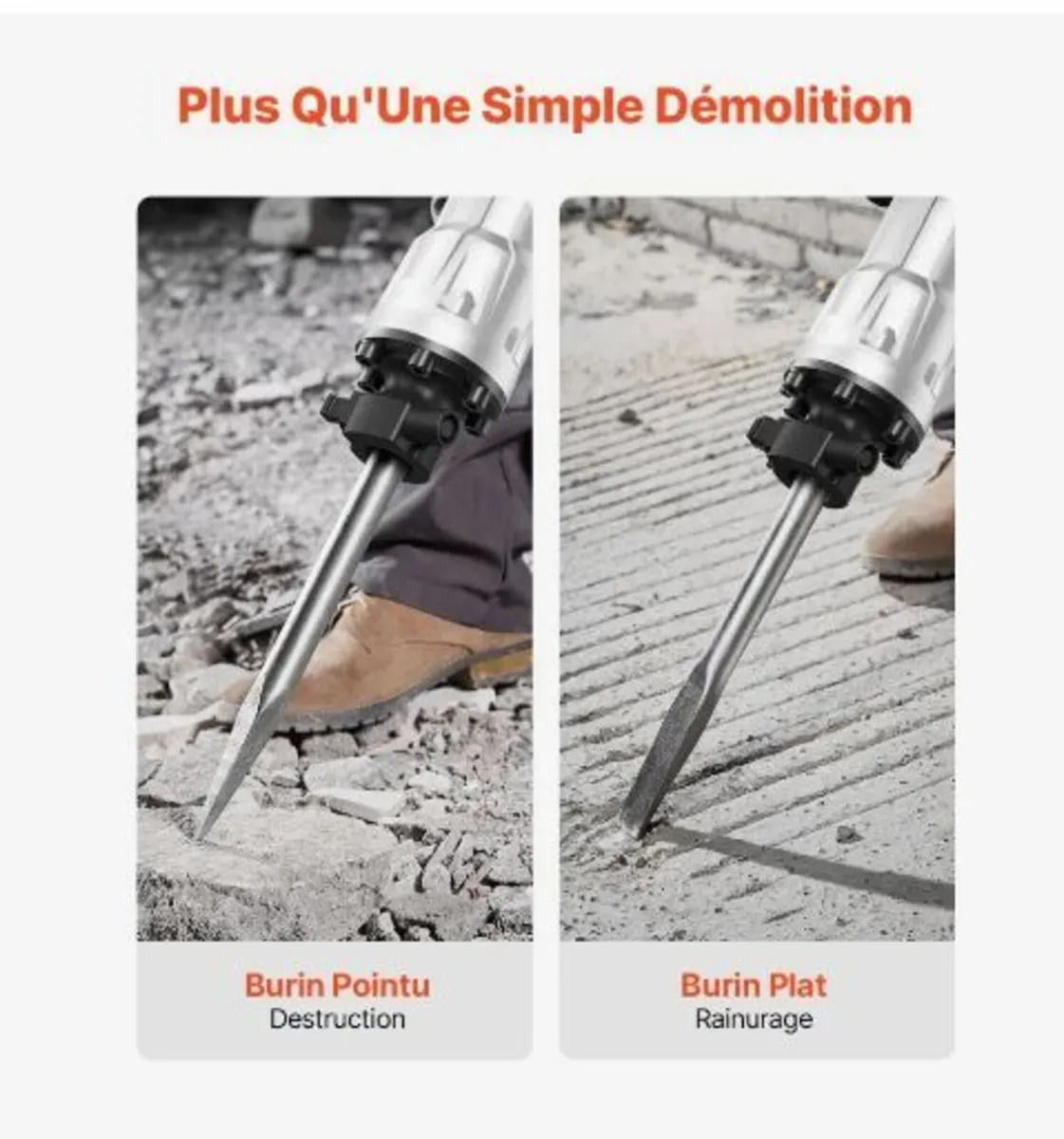 Demolition Jack Hammer, 3500W - Image 4