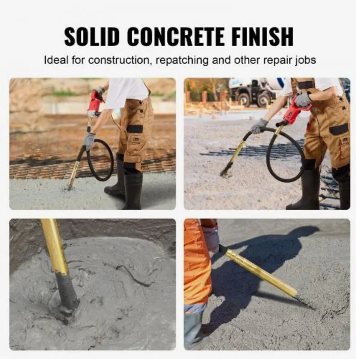 Handheld Concrete Vibrator, 960W - Image 3