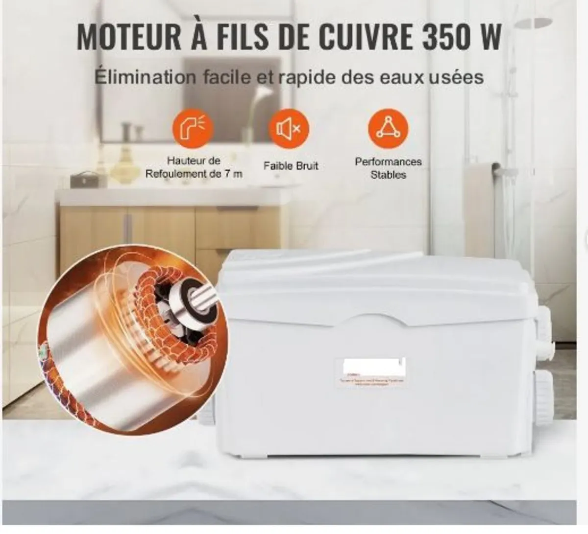 Macerator Pump, 350W - Image 3