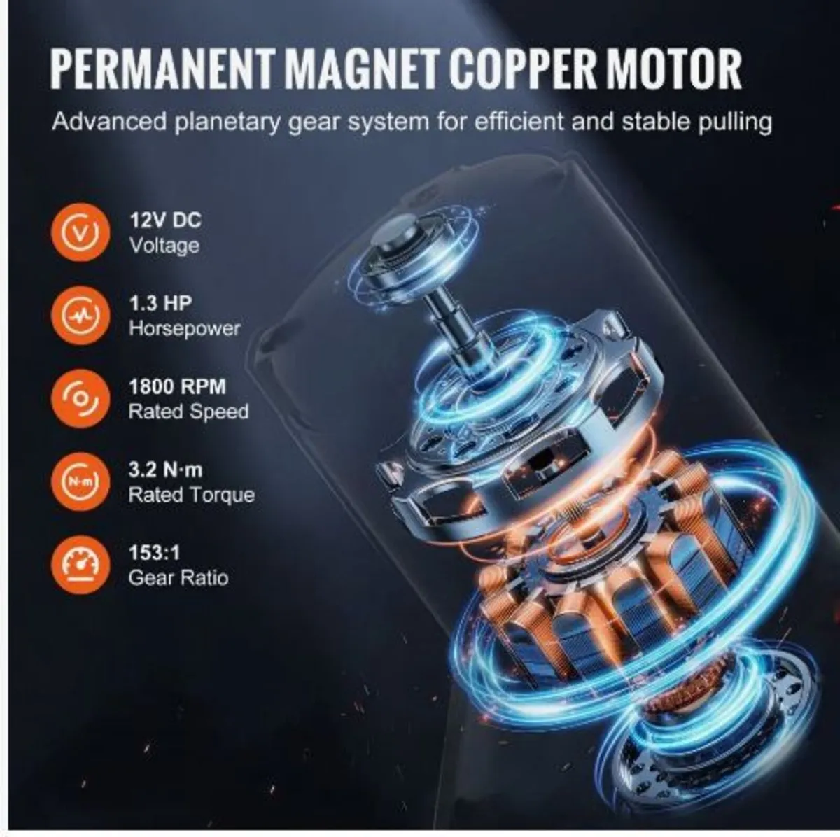 Electric Winch ATV UTV 1814.4 kg Steel Cable - Image 3