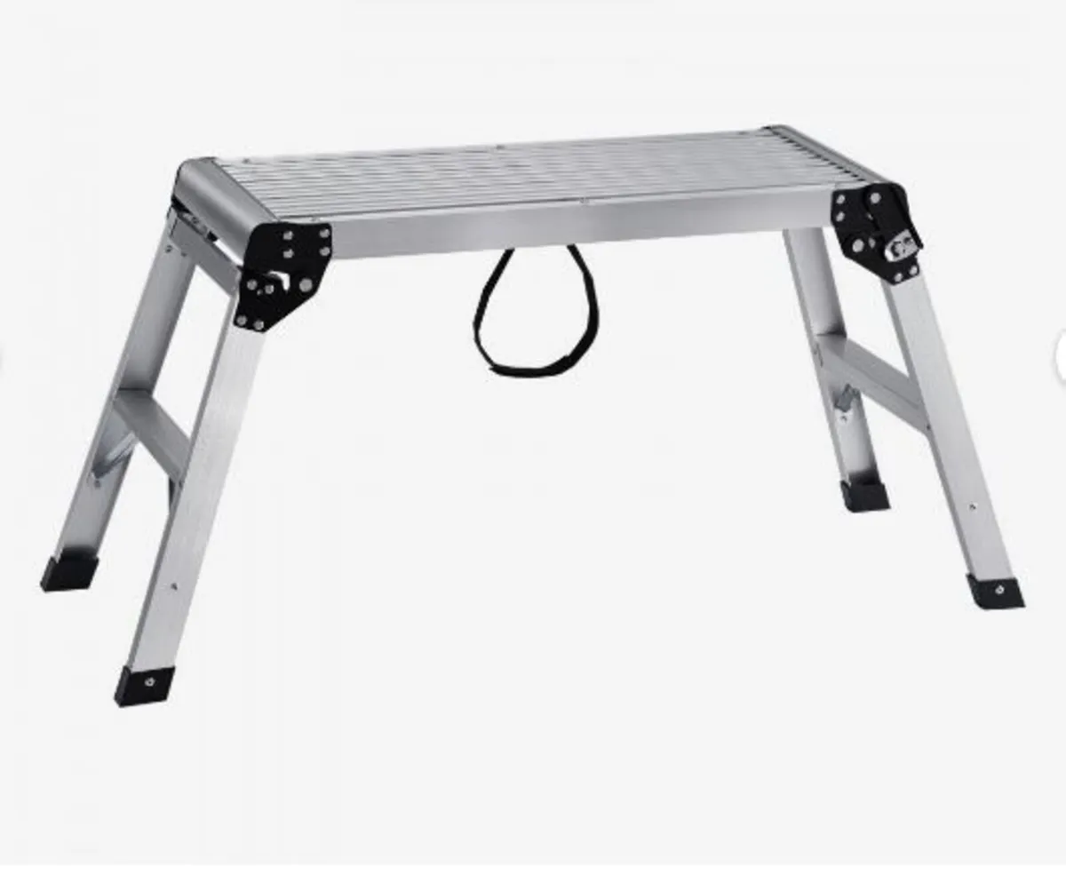 Folding Work Platform, 330 lbs Load Capacity - Image 1