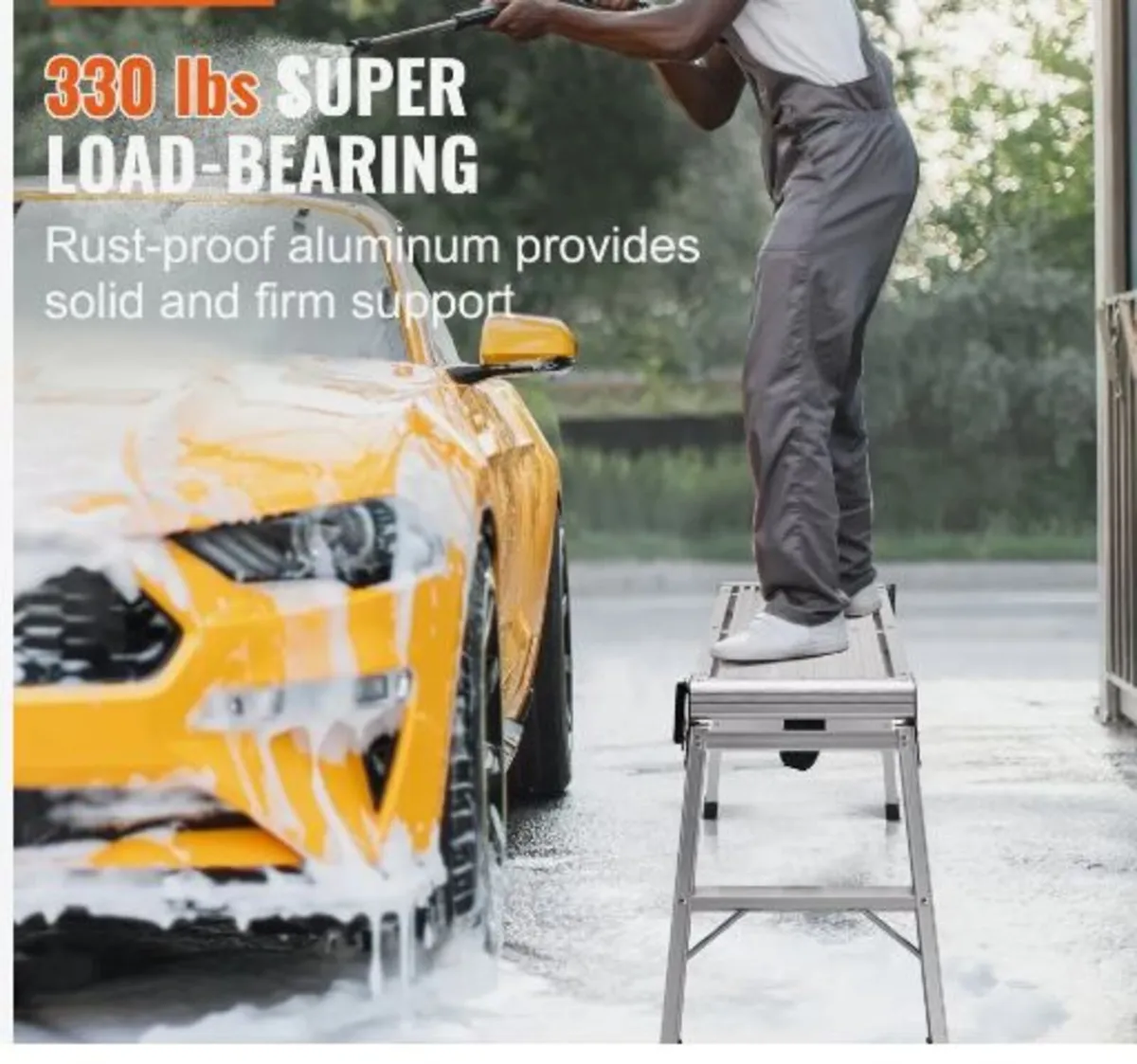 Folding Work Platform, 330 lbs Load Capacity - Image 3