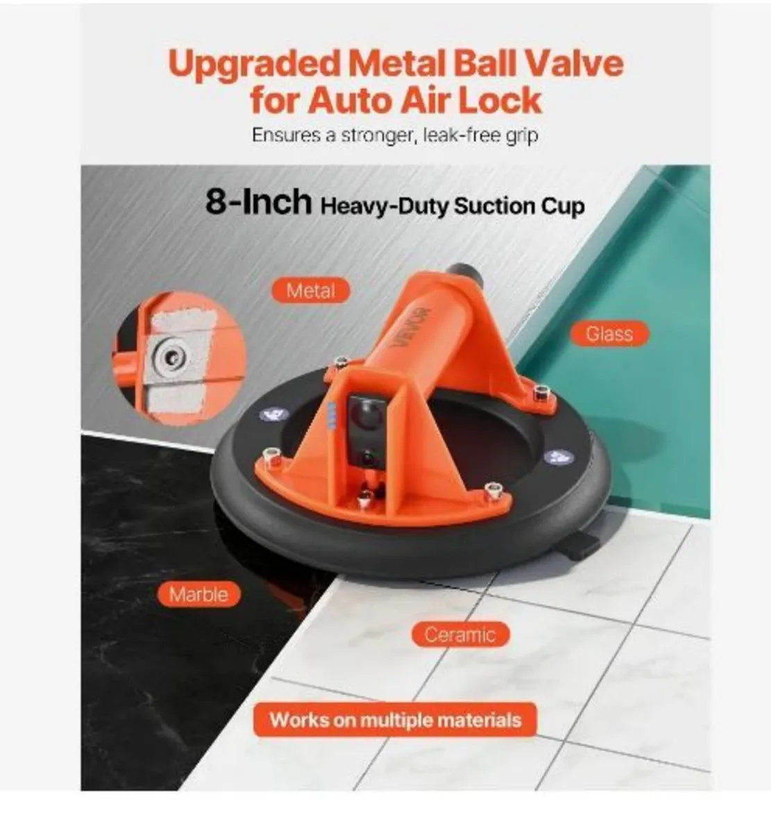 Vacuum Suction Cup, 203 mm Vacuum Glass Lifter - Image 2