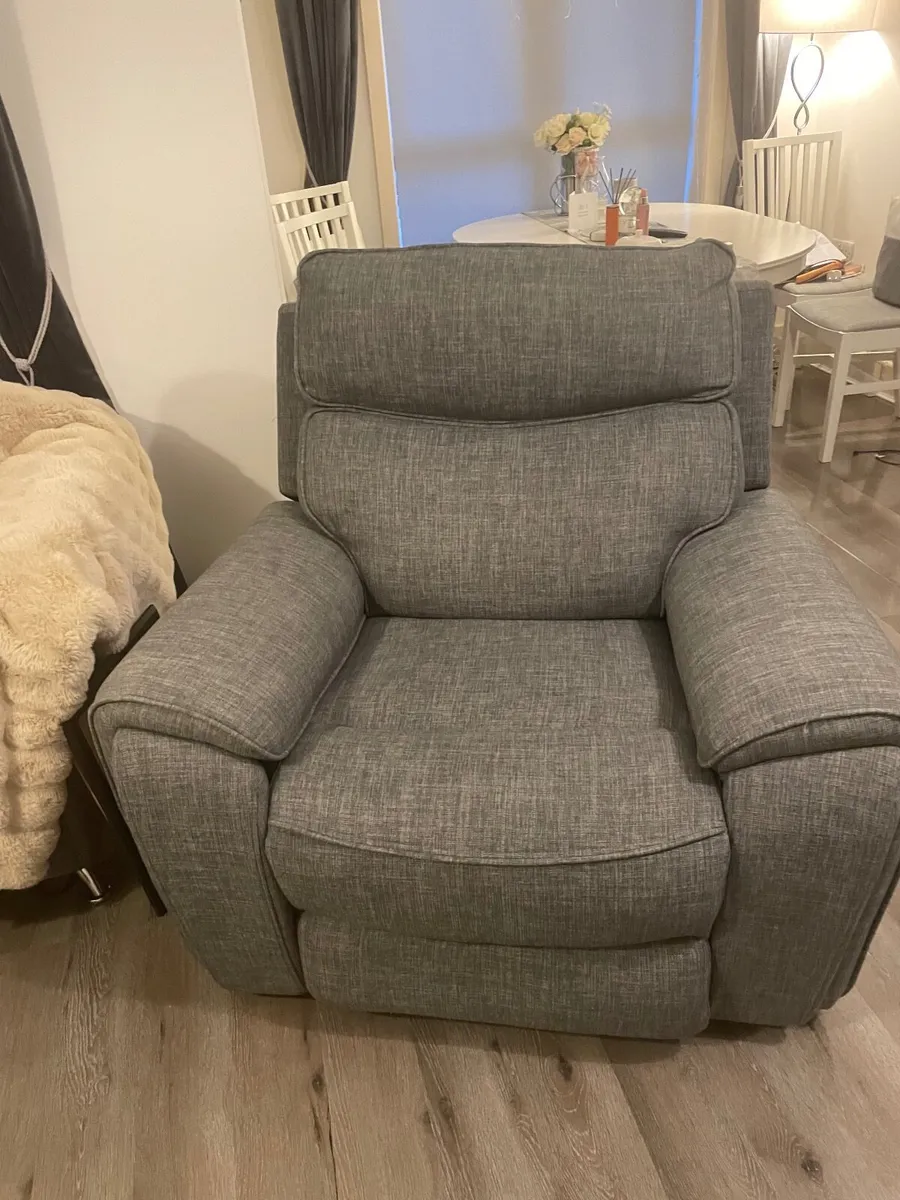 Grey Recliner - Image 1
