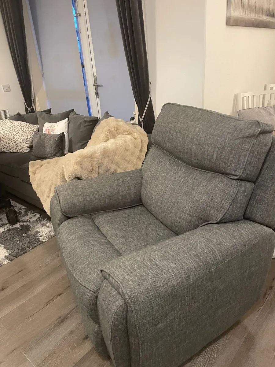 Grey Recliner - Image 3
