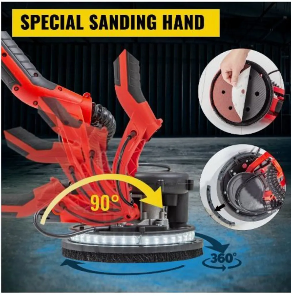 Drywall Sander 750W, Electric Drywall Sander - Image 4