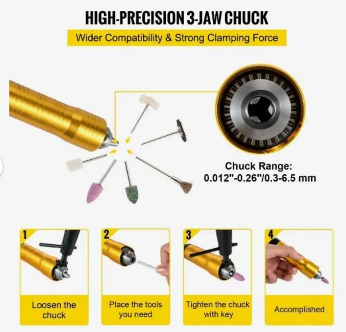 Flex Shaft Grinder 780W Rotary Tool - Image 1