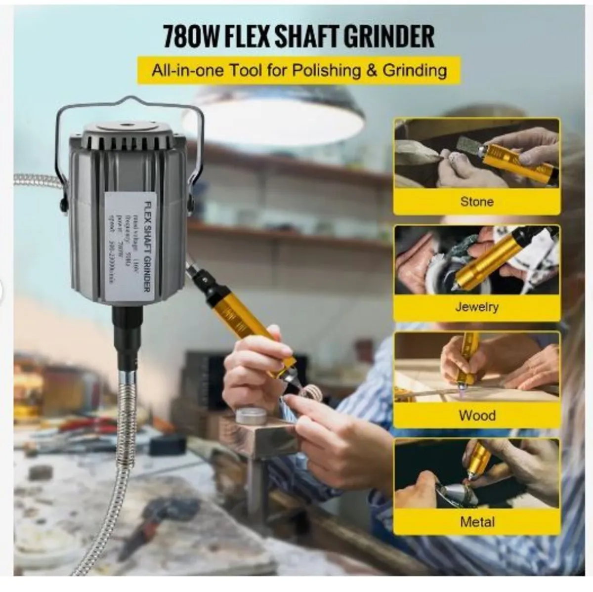Flex Shaft Grinder 780W Rotary Tool - Image 4