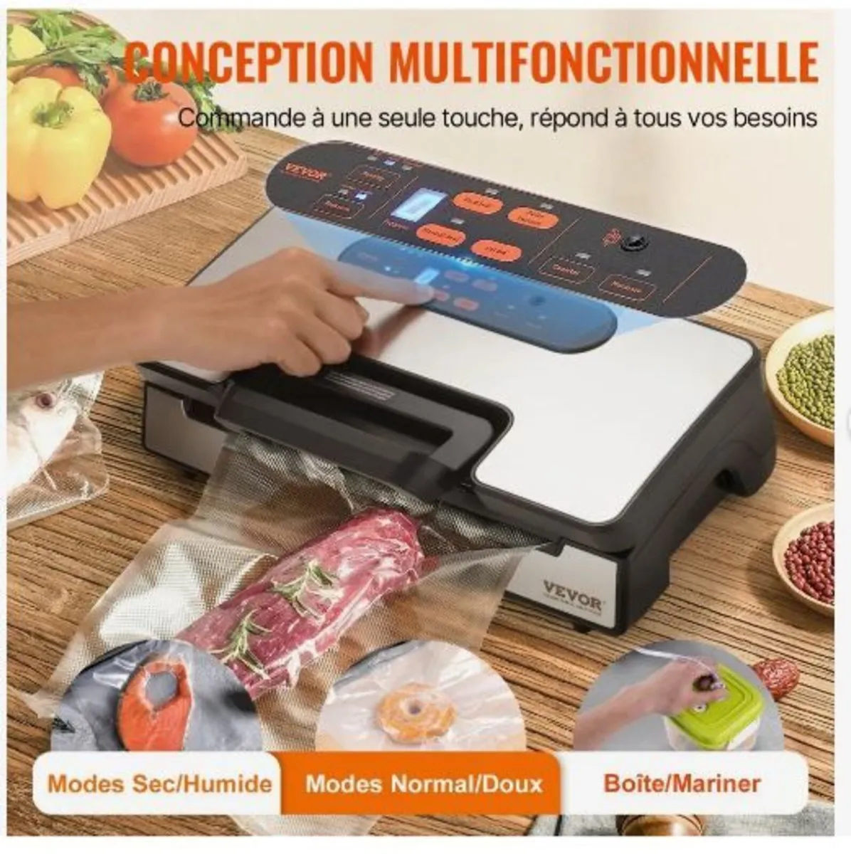 Vacuum Sealer Machine Food Preservation - Image 2