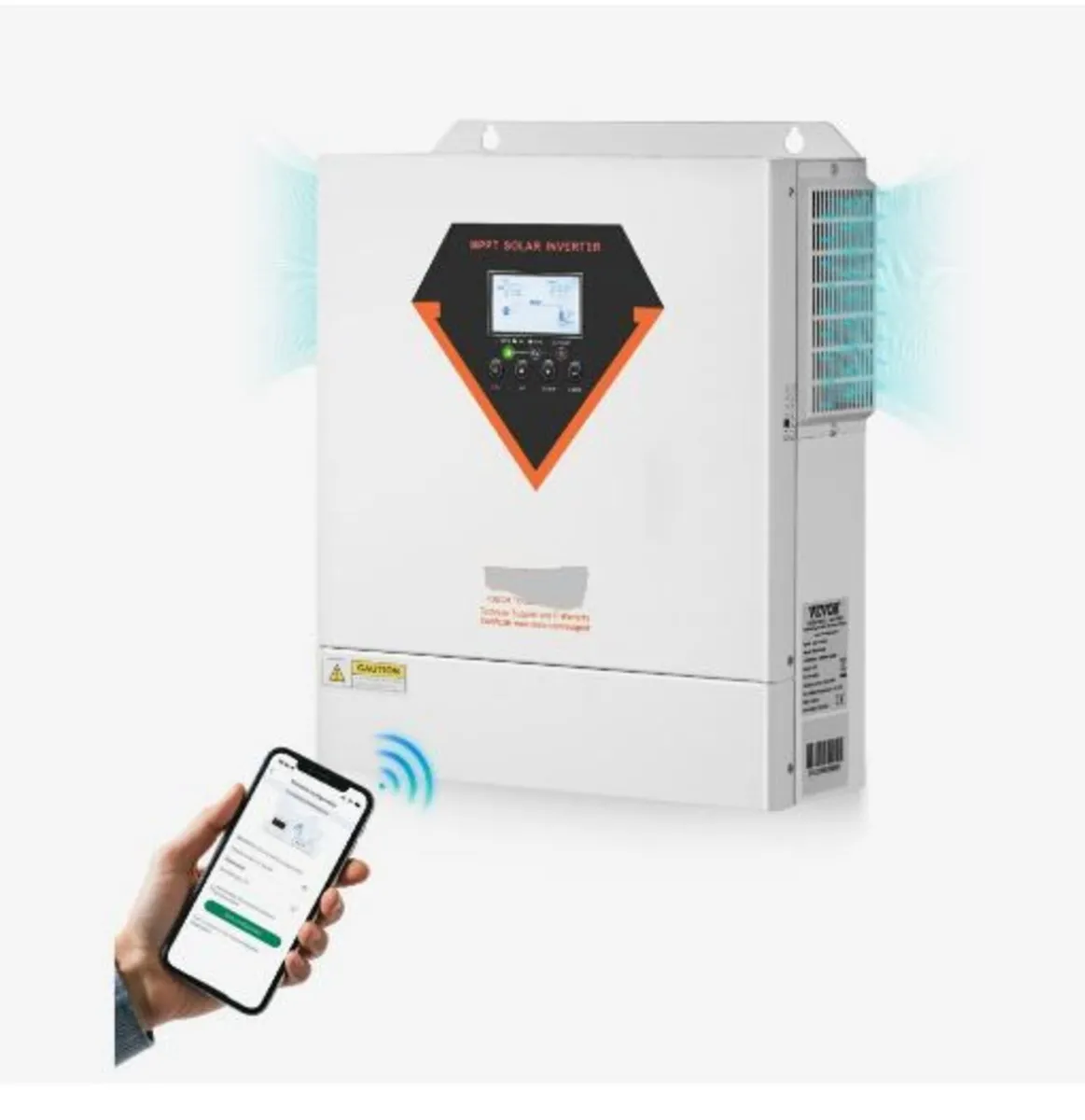 Hybrid Solar Inverter, 3500W, All in One Pure - Image 1