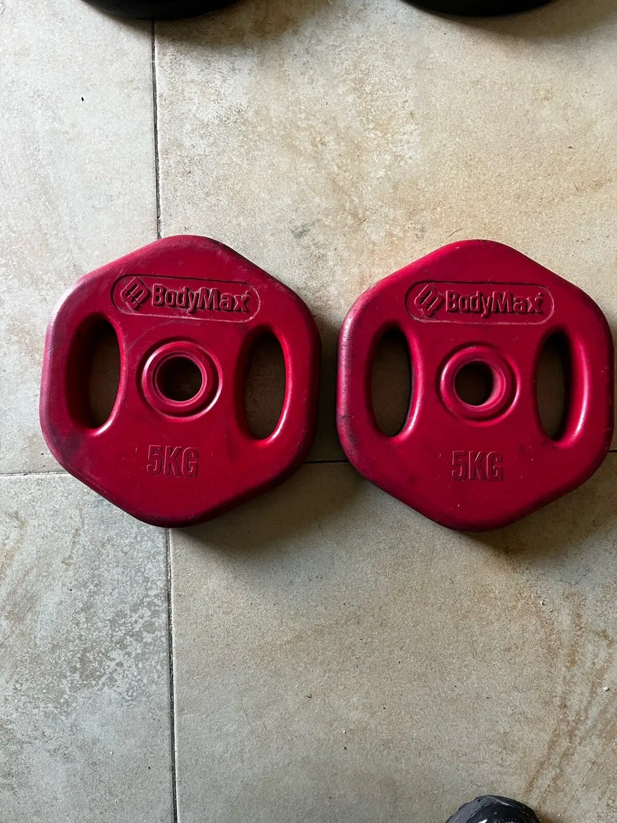 BodyMax standard 1” diameter rubber weight plates - Image 2