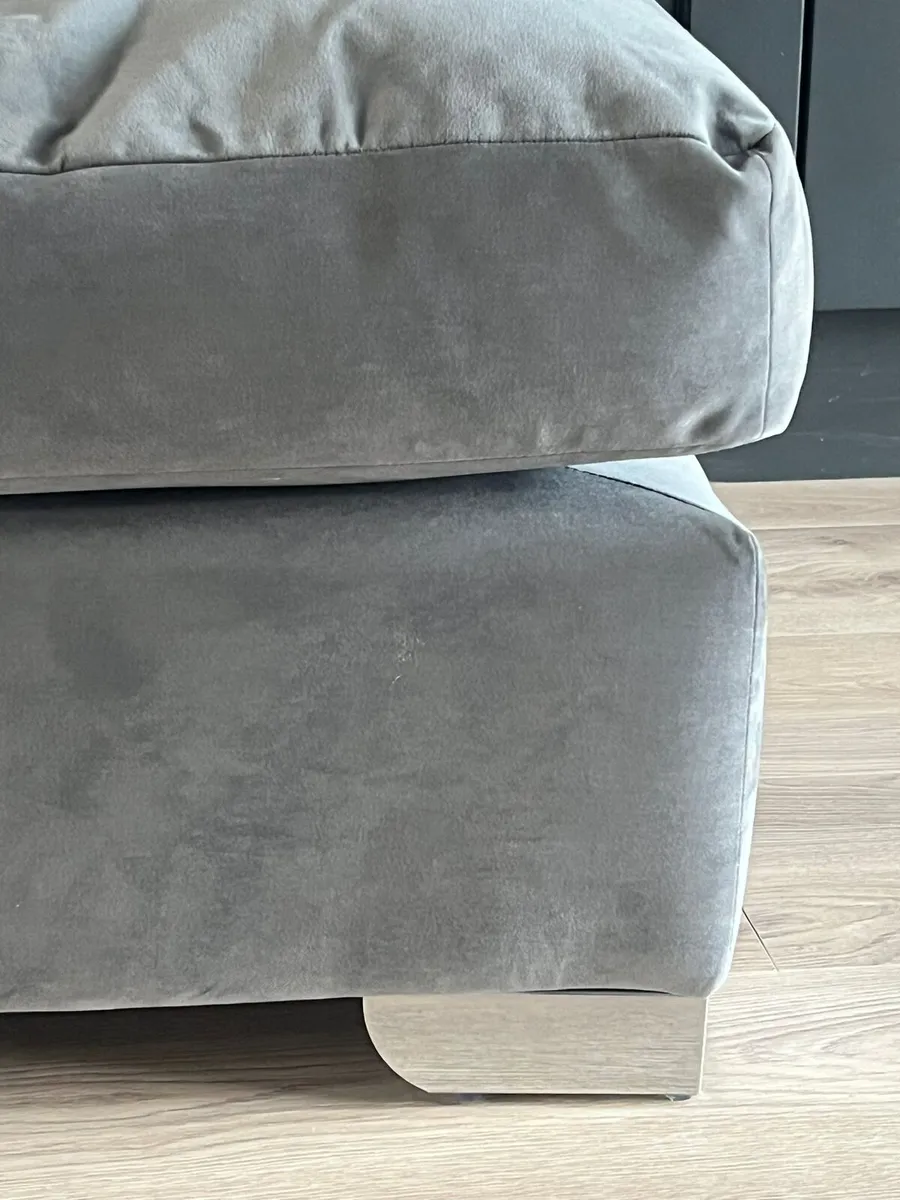 Grey foot stool - Image 3