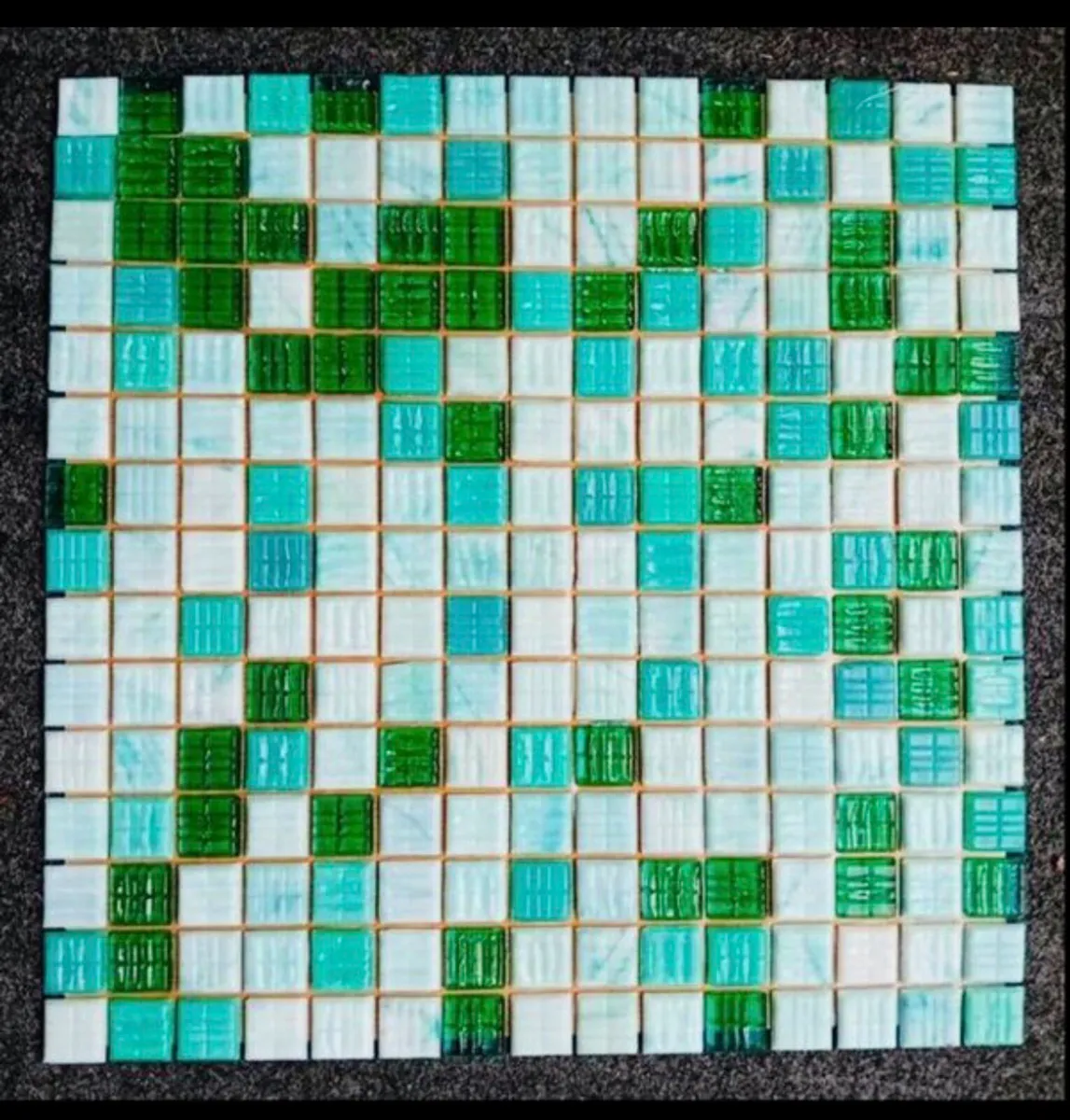 AQUAMARINE TILE MOSAICS SHEETS - WET ROOM BATHROOM - Image 2