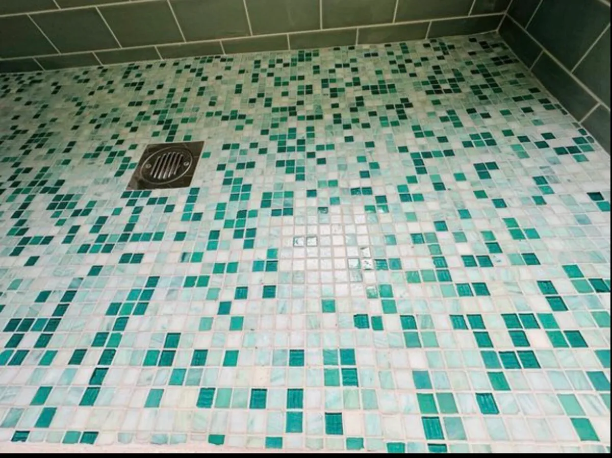 AQUAMARINE TILE MOSAICS SHEETS - WET ROOM BATHROOM - Image 3