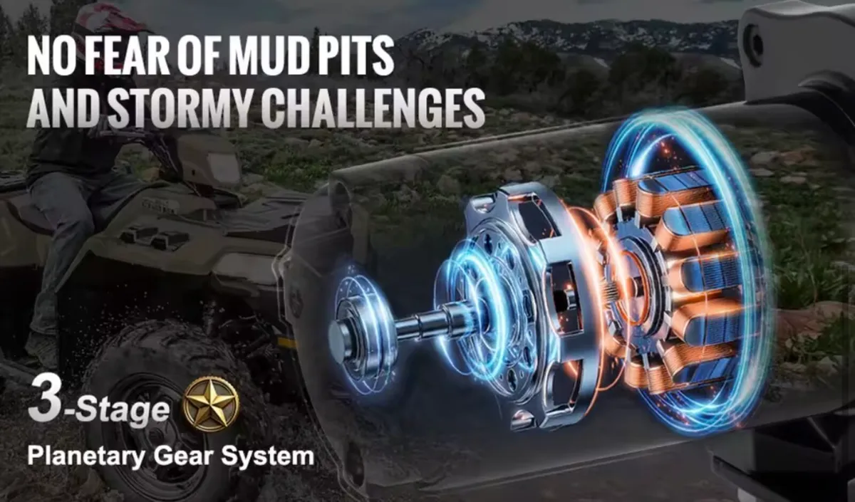 2tones small winch strong synthetic rope - Image 3