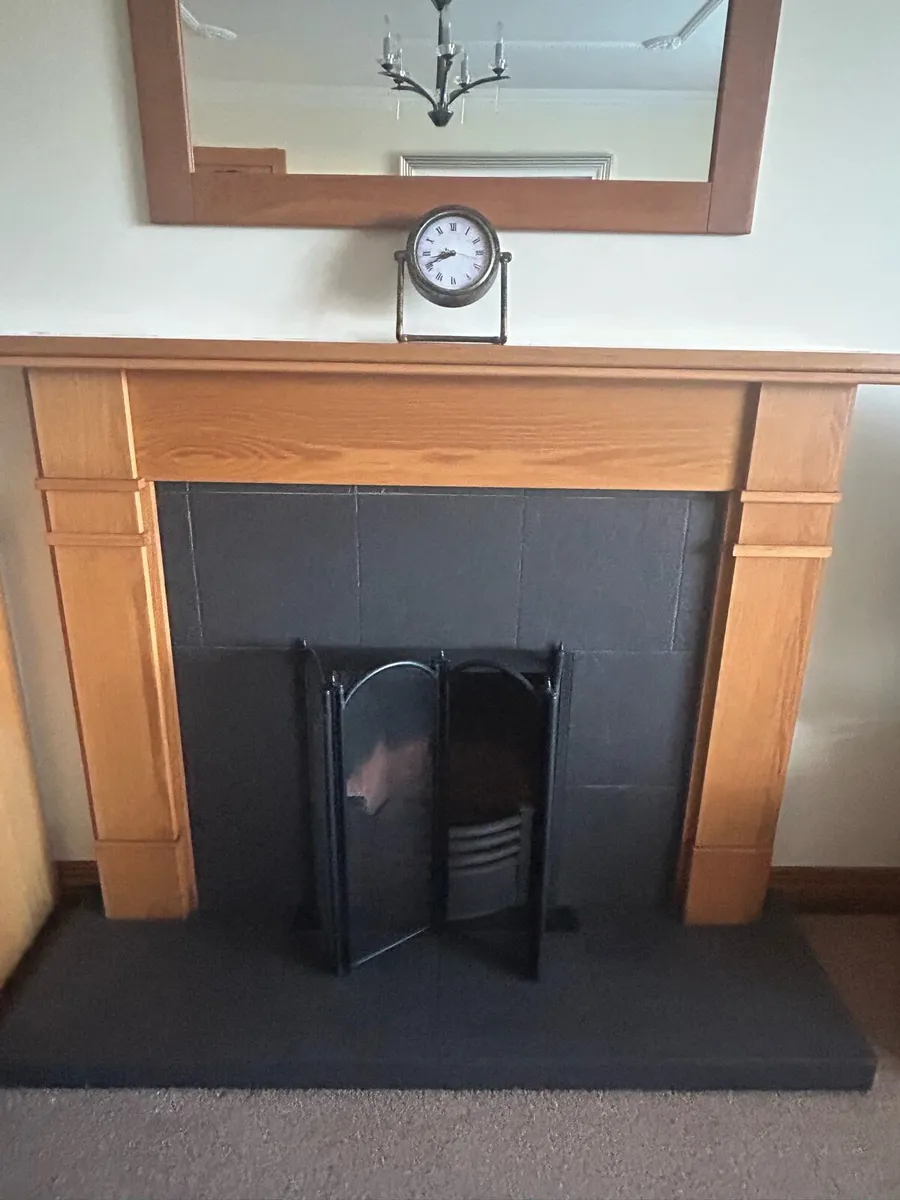 Oak Fireplace Mantle - Image 1