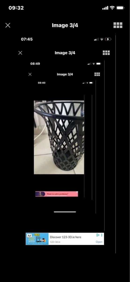 Metal Waste Basket - Image 3