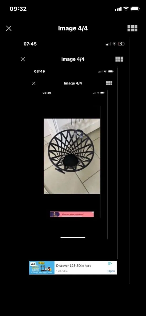 Metal Waste Basket - Image 4