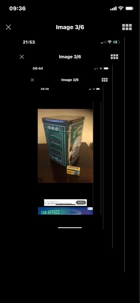 Vintage ‘The Steamship Brand’ Metal Box - Image 3