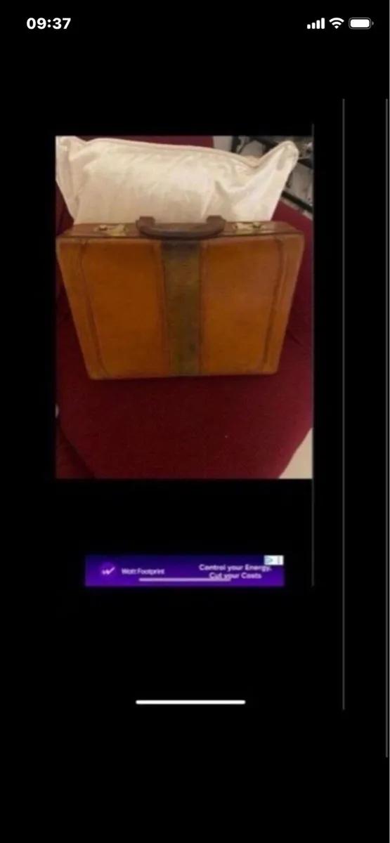 Vintage Leather Briefcase - Image 2