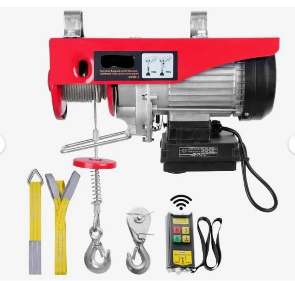 Electric Hoist 2200 lb Electric Winch Wire - Image 1