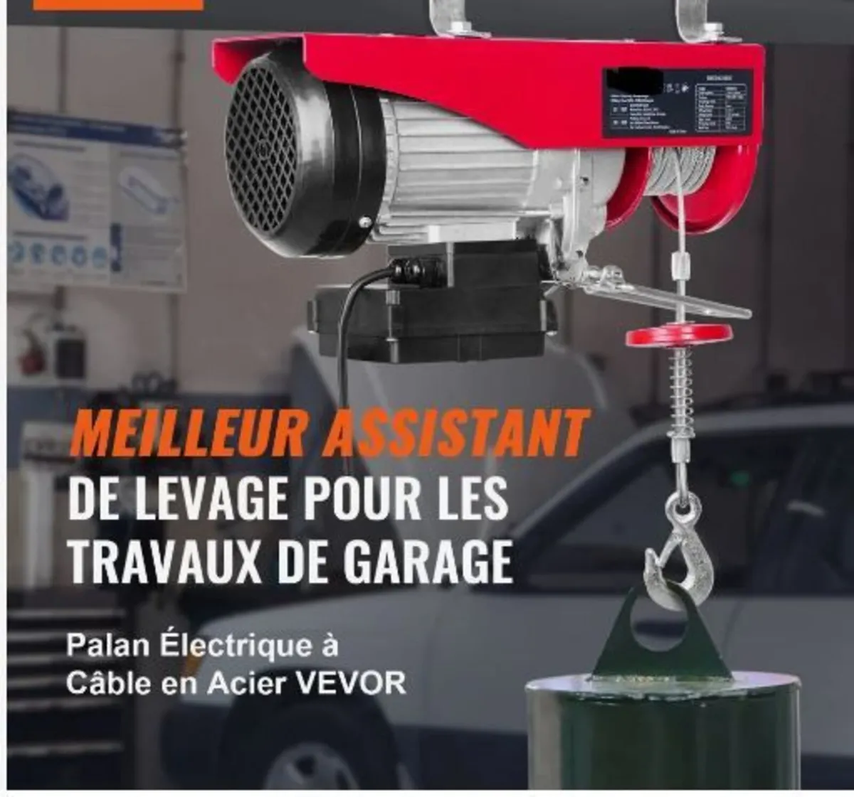 Electric Hoist 2200 lb Electric Winch Wire - Image 3