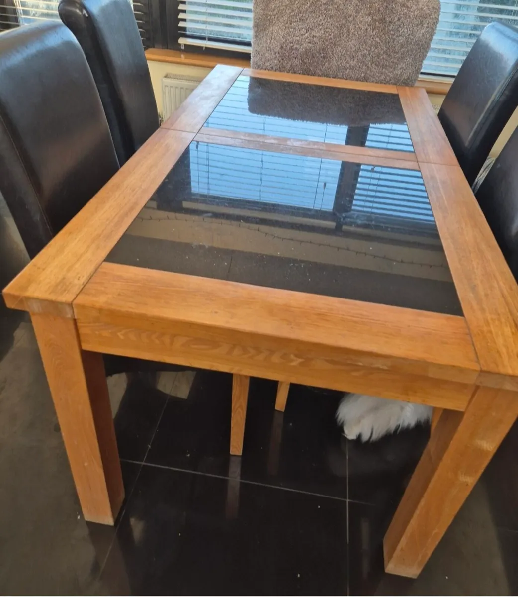 Kitchen table with 2 extensions - Image 2