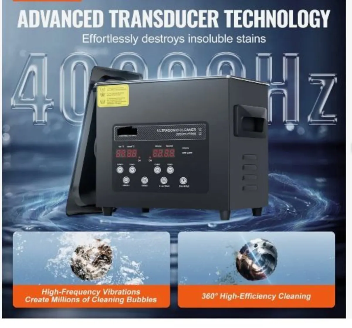 3L Ultra Sonic Cleaner, 120W Digital Ultrasonic - Image 3
