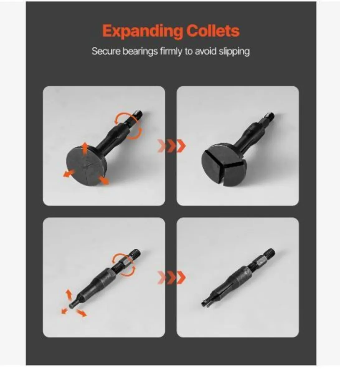 Blind Hole Bearing Puller Set, 16-in-1 Inner - Image 2