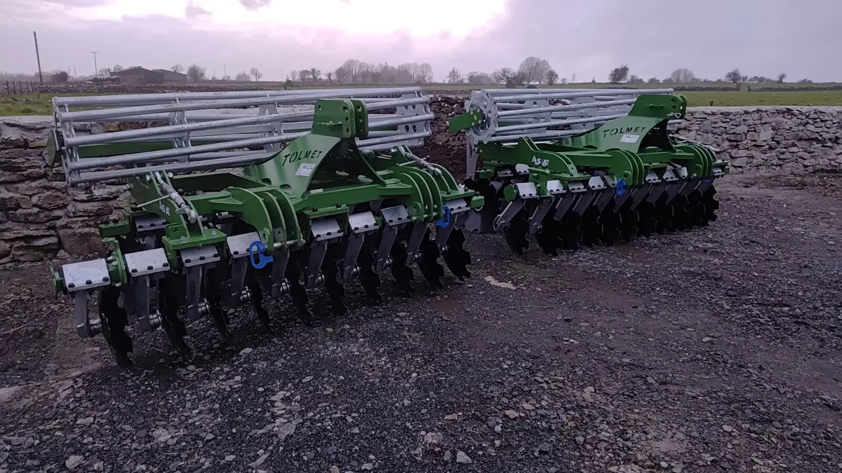 Tolmet disc harrows 6500€ - Image 1
