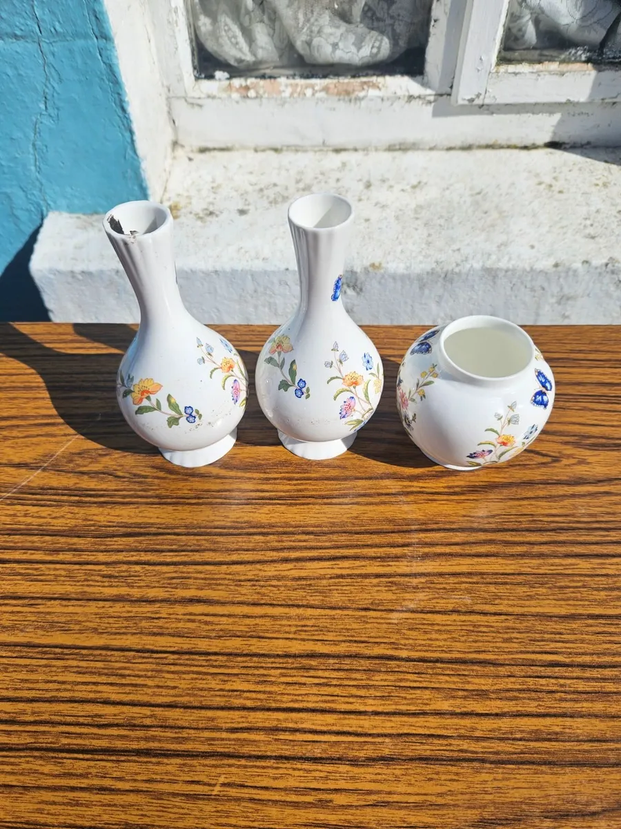 Vintage Ansley China Vase - Image 1