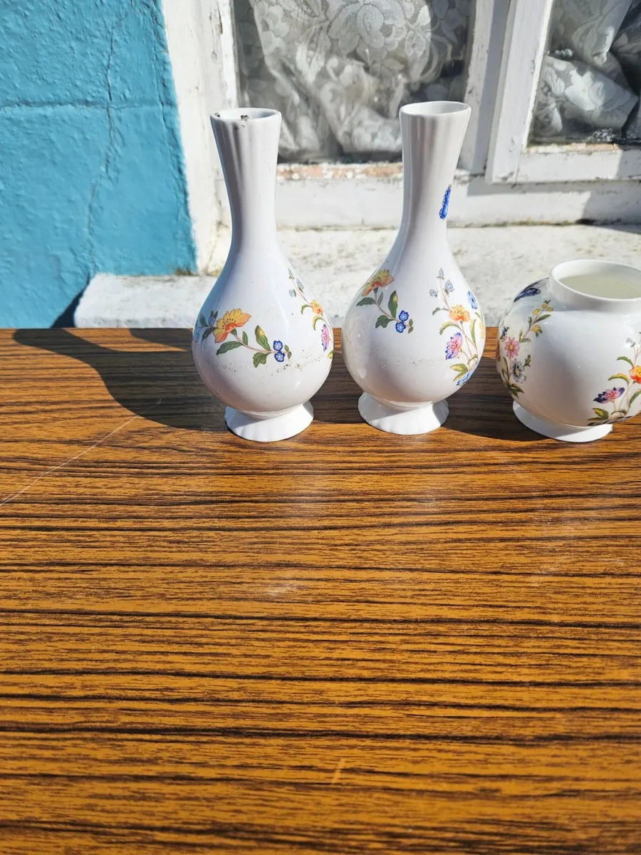 Vintage Ansley China Vase - Image 3