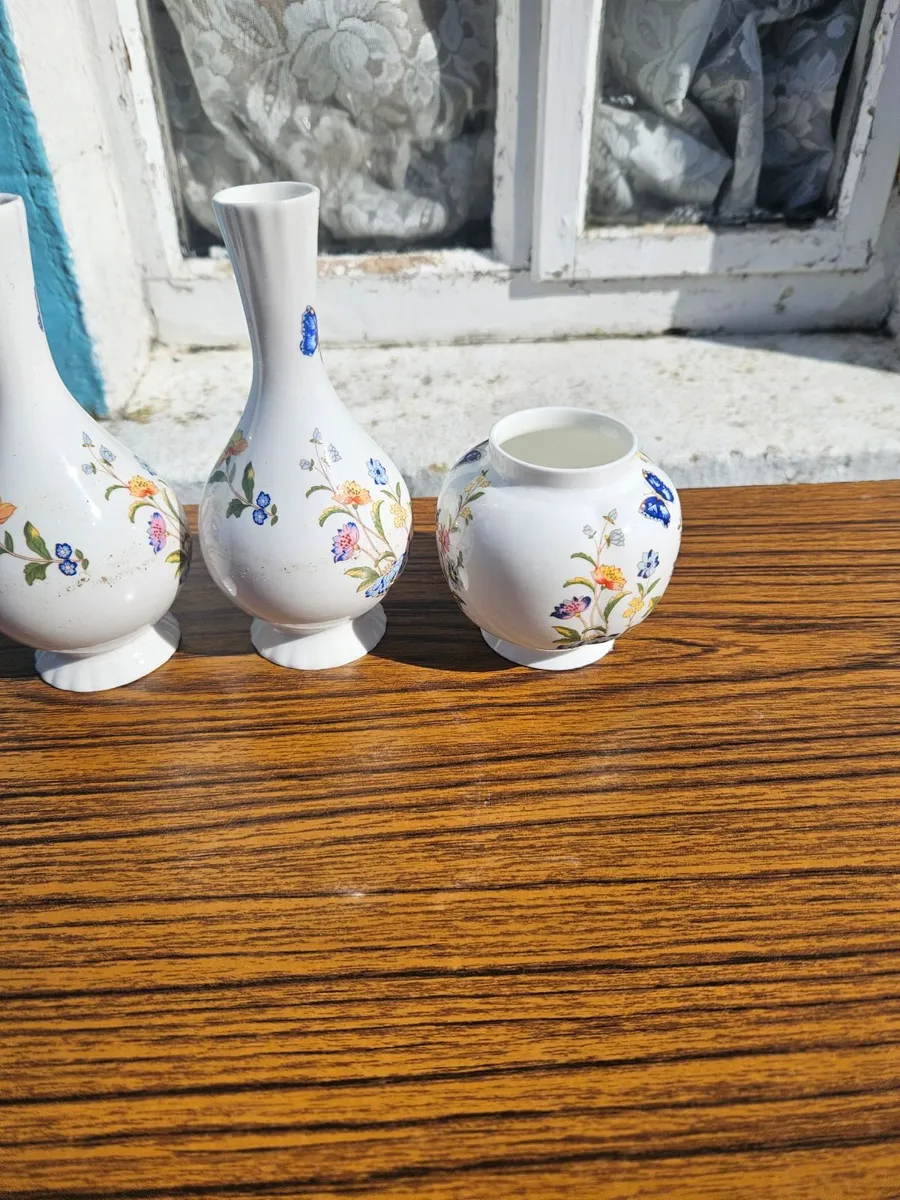 Vintage Ansley China Vase - Image 2