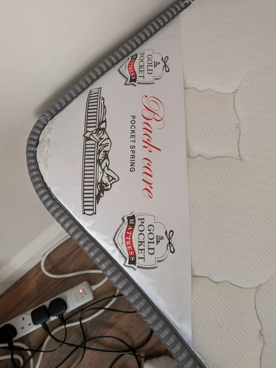 Gold Pocket Spring Mattress & Storage Bed Base - Image 2