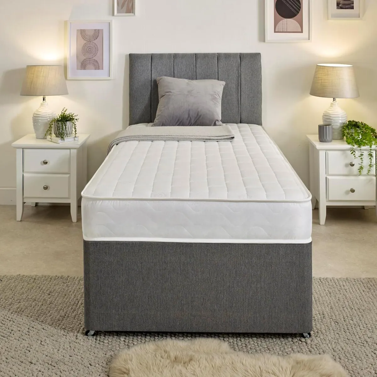 Tile Hybrid Single Mattress 90 x 190cm. 18cm - Image 2