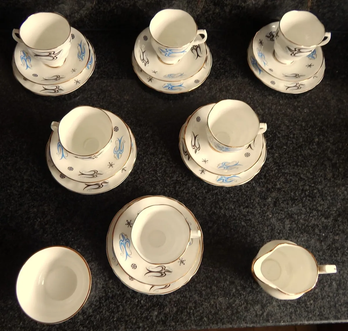 20 Pieces Vintage Arklow Pottery Tea Set - Image 3