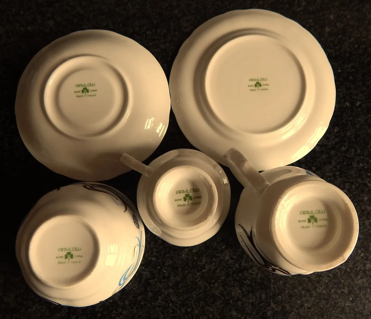 20 Pieces Vintage Arklow Pottery Tea Set - Image 4