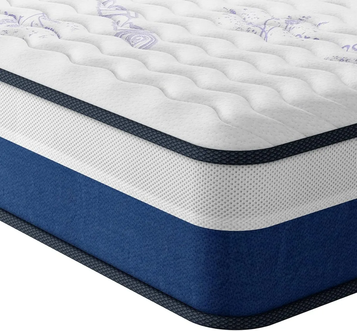 Small Double Mattress 10 Inch Hybrid with - Image 1