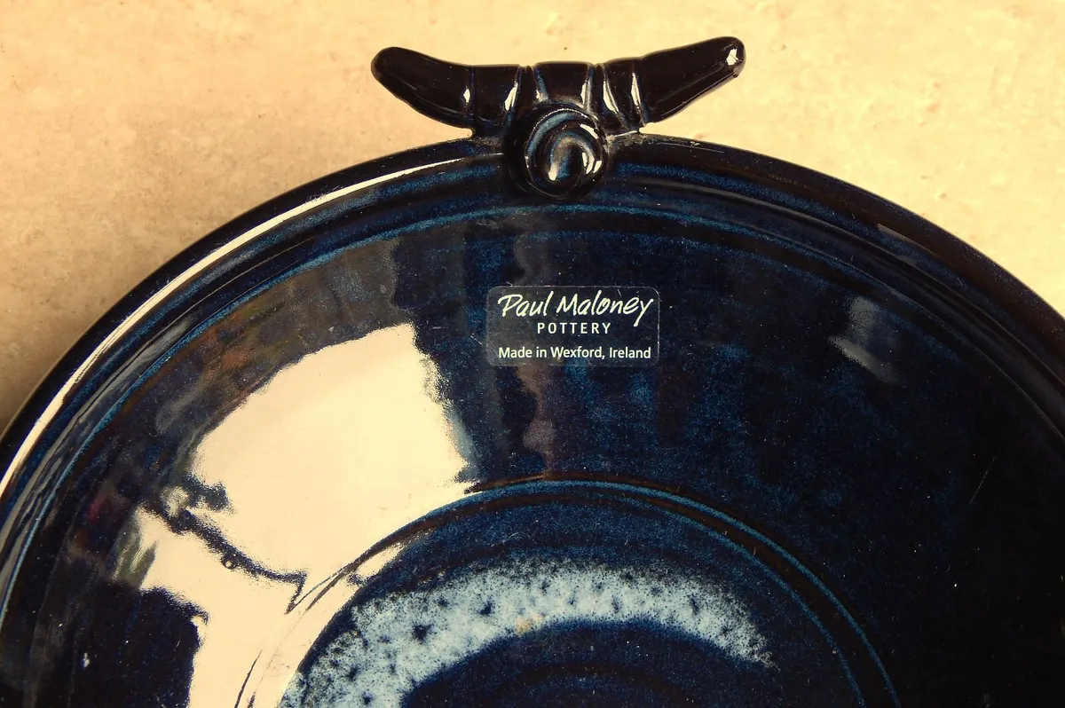 Selection of 3 Paul Maloney ‘Ocean’ Pottery Pieces - Image 4