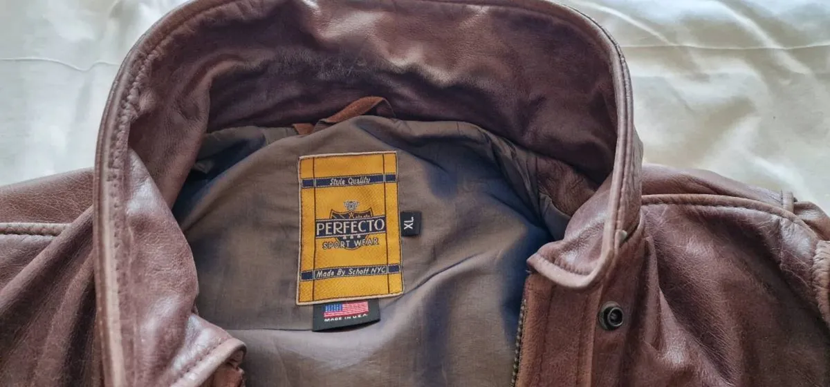 Genuine casual leather jacket - Image 4