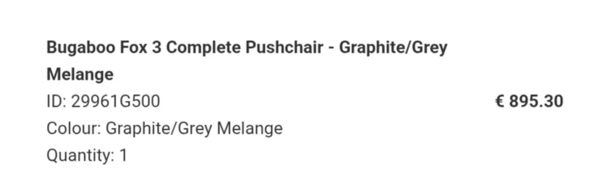 Bugaboo Fox 3 Premium Stroller – With Extras - Image 3