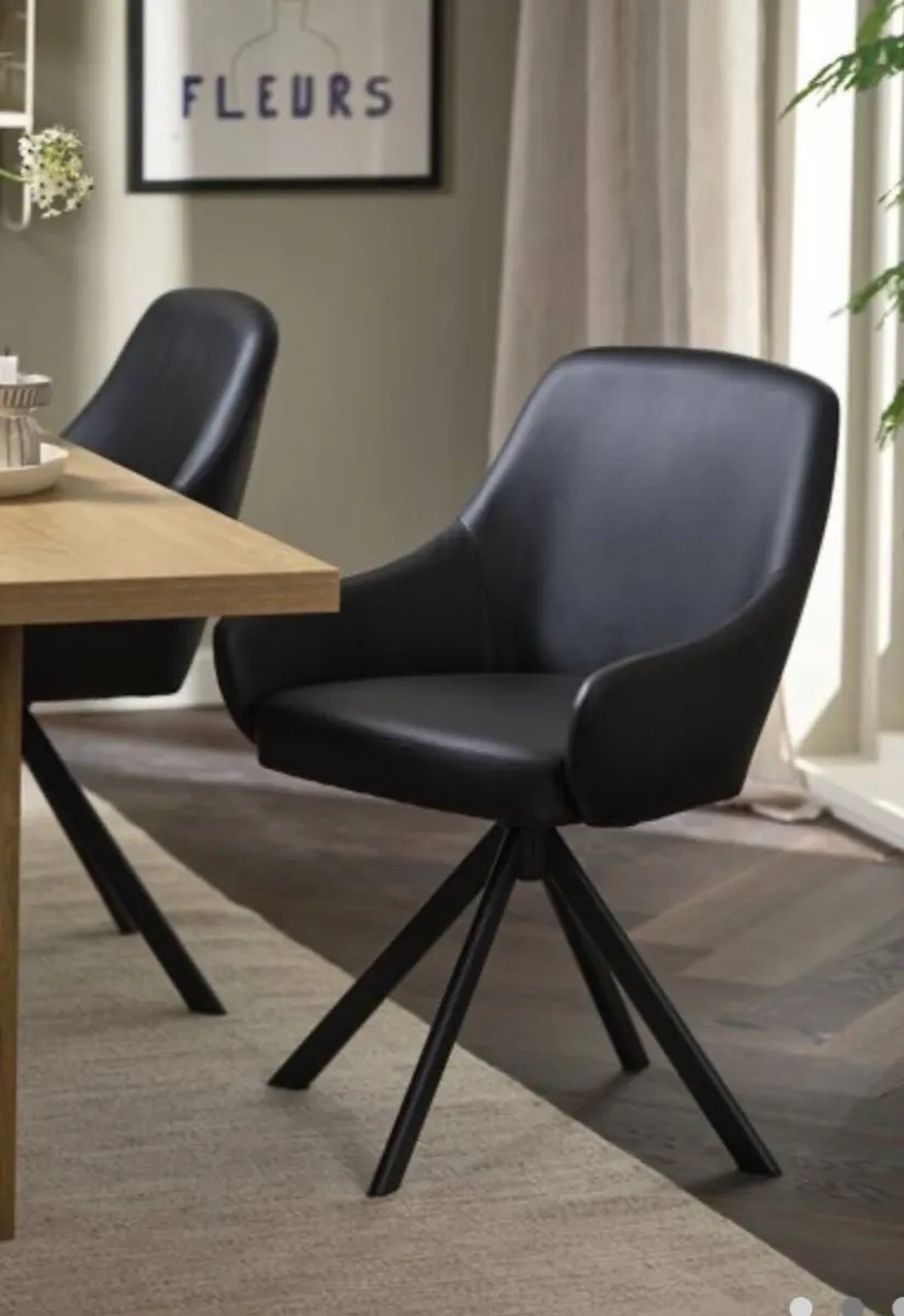 Chair dining chair armchair 2 pair - Image 1