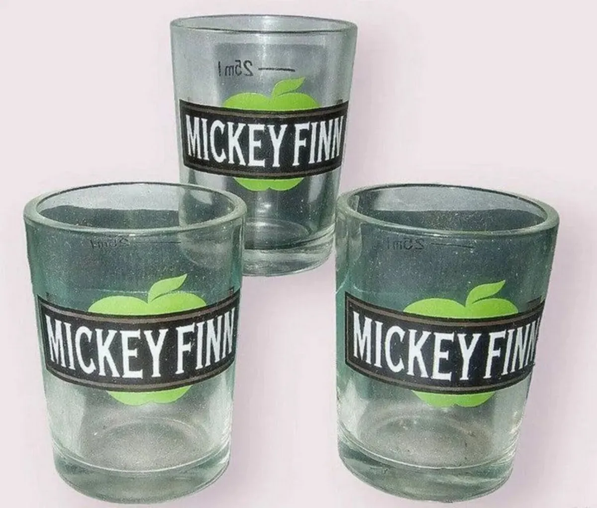 Trio Of Vintage 'Mickey Finn' Glasses - Image 3