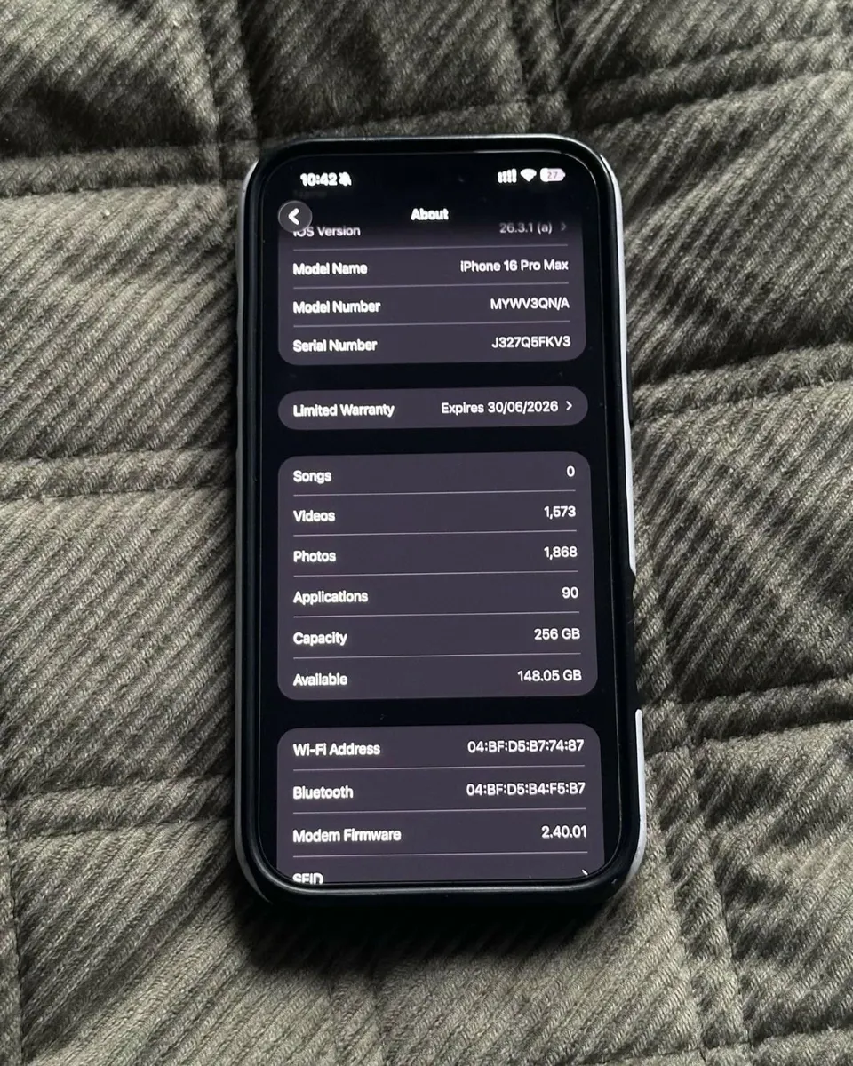 iPhone 16 Pro Max - Brand New Condition - Image 3